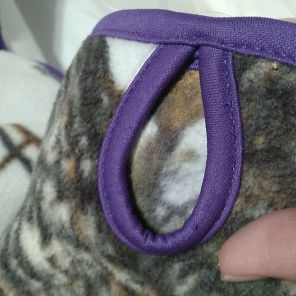 FINAL SALE! Mossy Oak Zip Up Jacket W/Thumb Holes Sz.XL 16-18 Like New - Picture 6 of 9